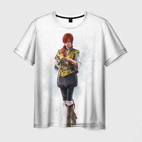 Мужская футболка 3D с принтом Шани в Курске, 100% полиэфир | прямой крой, круглый вырез горловины, длина до линии бедер | gerald | wild hunt | witcher | ведьмак | геральд | дикая охота | шани
