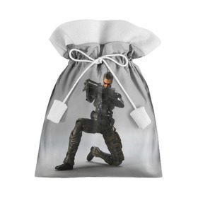 Подарочный 3D мешок с принтом Адам Дженсен в Курске, 100% полиэстер | Размер: 29*39 см | deus ex | human revolution | mankind divided | адам дженсен | деус экс
