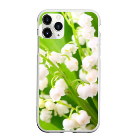 Чехол для iPhone 11 Pro Max матовый с принтом Ландыши в Курске, Силикон |  | Тематика изображения на принте: весна | ландыш | цветок