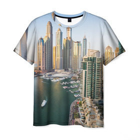Мужская футболка 3D с принтом Dubai в Курске, 100% полиэфир | прямой крой, круглый вырез горловины, длина до линии бедер | dubai | абу даби | арабские эмираты | ближний восток | богатство | бурдж халифа | дубай | изобилие | каникулы | мегаполис | нефть | оаэ | отпуск | персидский залив | роскошь | технологии | туризм | шейхи