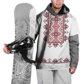 Накидка на куртку 3D с принтом Вышивка 41 в Курске, 100% полиэстер |  | Тематика изображения на принте: belarus | беларусь | вышивка