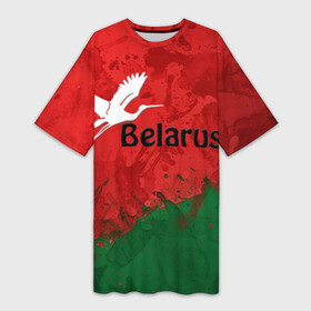 Платье-футболка 3D с принтом Belarus 2 в Курске,  |  | belarus | беларусь