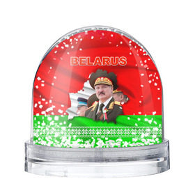 Снежный шар с принтом Belarus 18 в Курске, Пластик | Изображение внутри шара печатается на глянцевой фотобумаге с двух сторон | belarus | беларусь | лукашенко | президент