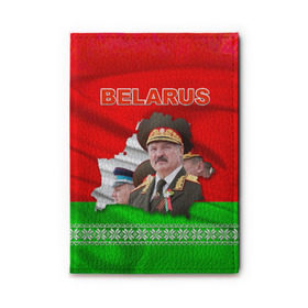 Обложка для автодокументов с принтом Belarus 18 в Курске, натуральная кожа |  размер 19,9*13 см; внутри 4 больших “конверта” для документов и один маленький отдел — туда идеально встанут права | belarus | беларусь | лукашенко | президент