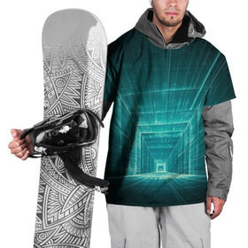 Накидка на куртку 3D с принтом Цифровой тоннель в Курске, 100% полиэстер |  | глубины сознания | интернет | коридор | матрица | оптическая иллюзия | секрет | сеть | тайна | тоннель