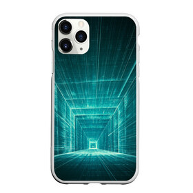 Чехол для iPhone 11 Pro матовый с принтом Цифровой тоннель в Курске, Силикон |  | Тематика изображения на принте: глубины сознания | интернет | коридор | матрица | оптическая иллюзия | секрет | сеть | тайна | тоннель