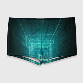 Мужские купальные плавки 3D с принтом Цифровой тоннель в Курске, Полиэстер 85%, Спандекс 15% |  | глубины сознания | интернет | коридор | матрица | оптическая иллюзия | секрет | сеть | тайна | тоннель