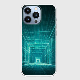 Чехол для iPhone 13 Pro с принтом Цифровой тоннель в Курске,  |  | Тематика изображения на принте: глубины сознания | интернет | коридор | матрица | оптическая иллюзия | секрет | сеть | тайна | тоннель