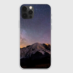 Чехол для iPhone 12 Pro Max с принтом Звездное небо в Курске, Силикон |  | горы | звезды | космос | небо | ночь