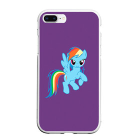 Чехол для iPhone 7Plus/8 Plus матовый с принтом Me little pony 5 в Курске, Силикон | Область печати: задняя сторона чехла, без боковых панелей | my little pony