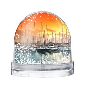 Снежный шар с принтом Barcelona в Курске, Пластик | Изображение внутри шара печатается на глянцевой фотобумаге с двух сторон | barcelona | spain | барселона | европа | закат | испания | каталония | море | парусник | фрегат | яхта