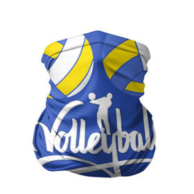 Бандана-труба 3D с принтом Волейбол 6 в Курске, 100% полиэстер, ткань с особыми свойствами — Activecool | плотность 150‒180 г/м2; хорошо тянется, но сохраняет форму | Тематика изображения на принте: volleyball | волейбол