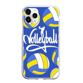 Чехол для iPhone 11 Pro Max матовый с принтом Волейбол 6 в Курске, Силикон |  | Тематика изображения на принте: volleyball | волейбол