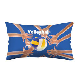 Подушка 3D антистресс с принтом Волейбол 24 в Курске, наволочка — 100% полиэстер, наполнитель — вспененный полистирол | состоит из подушки и наволочки на молнии | volleyball | волейбол