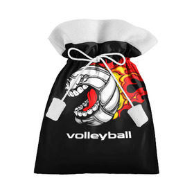 Подарочный 3D мешок с принтом Волейбол 26 в Курске, 100% полиэстер | Размер: 29*39 см | Тематика изображения на принте: volleyball | волейбол