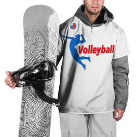 Накидка на куртку 3D с принтом Волейбол 31 в Курске, 100% полиэстер |  | volleyball | волейбол