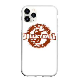 Чехол для iPhone 11 Pro Max матовый с принтом Волейбол 100 в Курске, Силикон |  | Тематика изображения на принте: volleyball | волейбол
