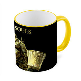 Кружка 3D с принтом Dark Souls 11 в Курске, керамика | ёмкость 330 мл | dark souls | praise the sun | you died | дарк соулс