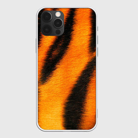 Чехол для iPhone 12 Pro Max с принтом Шкура тигра в Курске, Силикон |  | кошка | полосатая | текстуры | тигр