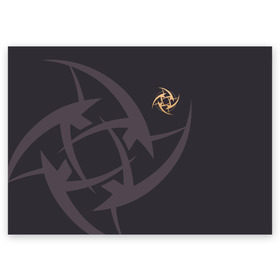 Поздравительная открытка с принтом Ninjas in Pyjamas в Курске, 100% бумага | плотность бумаги 280 г/м2, матовая, на обратной стороне линовка и место для марки
 | Тематика изображения на принте: csgo | cybersport | esports | nip | ксго | нип