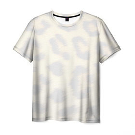 Мужская футболка 3D с принтом Тусклые пятна в Курске, 100% полиэфир | прямой крой, круглый вырез горловины, длина до линии бедер | леопард | пятна