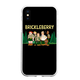 Чехол для iPhone XS Max матовый с принтом Brickleberry в Курске, Силикон | Область печати: задняя сторона чехла, без боковых панелей | brickleberry