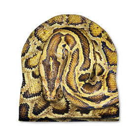 Шапка 3D с принтом Змея в Курске, 100% полиэстер | универсальный размер, печать по всей поверхности изделия | snake | анаконда | гадюка | змеиная | змея | кобра | кожа | кожура | удав | уж | червь | червяк | яд
