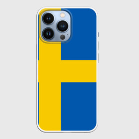 Чехол для iPhone 13 Pro с принтом Швеция в Курске,  |  | сборная | футбол