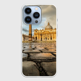 Чехол для iPhone 13 Pro с принтом Италия (Рим) в Курске,  |  | europe | italy | rome | vatican | архитектура | ватикан | европа | ес | италия | обелиск | папа римский | площадь святого петра | рим | собор