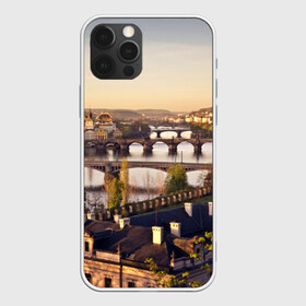 Чехол для iPhone 12 Pro Max с принтом Чехия (Прага) в Курске, Силикон |  | Тематика изображения на принте: czech republic | europe | prague | европа | ес | каникулы | мосты | отпуск | прага | туризм | хоккей | чехия