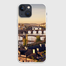 Чехол для iPhone 13 mini с принтом Чехия (Прага) в Курске,  |  | czech republic | europe | prague | европа | ес | каникулы | мосты | отпуск | прага | туризм | хоккей | чехия