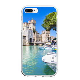 Чехол для iPhone 7Plus/8 Plus матовый с принтом Италия в Курске, Силикон | Область печати: задняя сторона чехла, без боковых панелей | europe | italy | вода | европа | ес | италия | каникулы | катера | отдых | отпуск | пляж | солнце | туризм