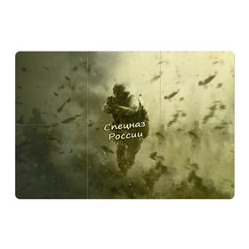 Магнитный плакат 3Х2 с принтом Спецназ России в Курске, Полимерный материал с магнитным слоем | 6 деталей размером 9*9 см | Тематика изображения на принте: армия | военный | офицер | россия | спецназ