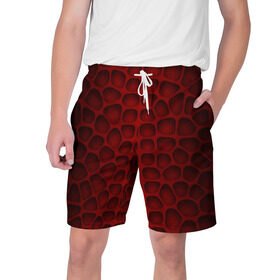 Мужские шорты 3D с принтом Шкура дракона в Курске,  полиэстер 100% | прямой крой, два кармана без застежек по бокам. Мягкая трикотажная резинка на поясе, внутри которой широкие завязки. Длина чуть выше колен | 