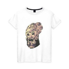 Женская футболка хлопок с принтом Giant Dad 2 в Курске, 100% хлопок | прямой крой, круглый вырез горловины, длина до линии бедер, слегка спущенное плечо | 2 | 3 | casual | daddy | dark souls | ds2 | ds3 | дарк соулс | дс