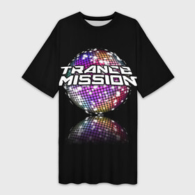 Платье-футболка 3D с принтом Trancemission в Курске,  |  | trancemission |   |  trance mission | транс миссия | трансмиссия