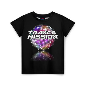 Детская футболка 3D с принтом Trancemission в Курске, 100% гипоаллергенный полиэфир | прямой крой, круглый вырез горловины, длина до линии бедер, чуть спущенное плечо, ткань немного тянется | trancemission |   |  trance mission | транс миссия | трансмиссия