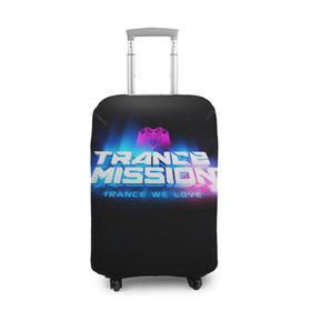 Чехол для чемодана 3D с принтом Trancemission 2 в Курске, 86% полиэфир, 14% спандекс | двустороннее нанесение принта, прорези для ручек и колес | trancemission |   |  trance mission | транс миссия | трансмиссия