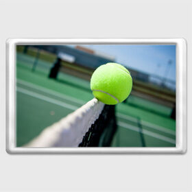 Магнит 45*70 с принтом Теннис в Курске, Пластик | Размер: 78*52 мм; Размер печати: 70*45 | надаль | тенис