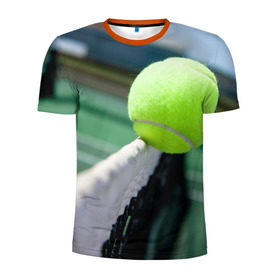 Мужская футболка 3D спортивная с принтом Теннис в Курске, 100% полиэстер с улучшенными характеристиками | приталенный силуэт, круглая горловина, широкие плечи, сужается к линии бедра | надаль | тенис