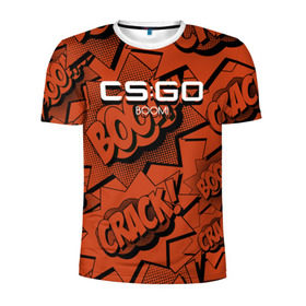 Мужская футболка 3D спортивная с принтом cs:go - Boom! (Бах) в Курске, 100% полиэстер с улучшенными характеристиками | приталенный силуэт, круглая горловина, широкие плечи, сужается к линии бедра | boom | cs | csgo | go | бах | бум | кс | ксго