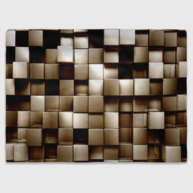 Плед 3D с принтом Кубики в Курске, 100% полиэстер | закругленные углы, все края обработаны. Ткань не мнется и не растягивается | серый | текстура