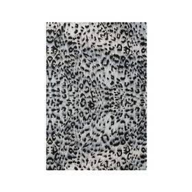 Обложка для паспорта матовая кожа с принтом White Jaguar в Курске, натуральная матовая кожа | размер 19,3 х 13,7 см; прозрачные пластиковые крепления | барс | леопард | ягуар