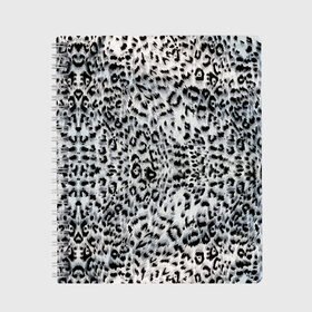 Тетрадь с принтом White Jaguar в Курске, 100% бумага | 48 листов, плотность листов — 60 г/м2, плотность картонной обложки — 250 г/м2. Листы скреплены сбоку удобной пружинной спиралью. Уголки страниц и обложки скругленные. Цвет линий — светло-серый
 | барс | леопард | ягуар