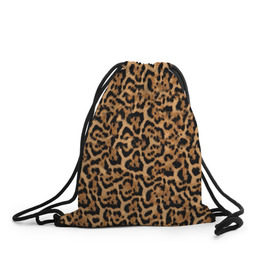 Рюкзак-мешок 3D с принтом Jaguar в Курске, 100% полиэстер | плотность ткани — 200 г/м2, размер — 35 х 45 см; лямки — толстые шнурки, застежка на шнуровке, без карманов и подкладки | Тематика изображения на принте: оцелот | пума | текстура | ягуар