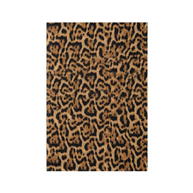 Обложка для паспорта матовая кожа с принтом Jaguar в Курске, натуральная матовая кожа | размер 19,3 х 13,7 см; прозрачные пластиковые крепления | Тематика изображения на принте: оцелот | пума | текстура | ягуар
