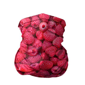 Бандана-труба 3D с принтом Малинки в Курске, 100% полиэстер, ткань с особыми свойствами — Activecool | плотность 150‒180 г/м2; хорошо тянется, но сохраняет форму | Тематика изображения на принте: raspberry | летняя | ягодн