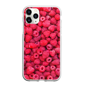 Чехол для iPhone 11 Pro матовый с принтом Малинки в Курске, Силикон |  | raspberry | летняя | ягодн
