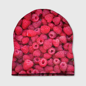 Шапка 3D с принтом Малинки в Курске, 100% полиэстер | универсальный размер, печать по всей поверхности изделия | raspberry | летняя | ягодн