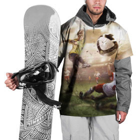 Накидка на куртку 3D с принтом Юные футболисты в Курске, 100% полиэстер |  | Тематика изображения на принте: футбол